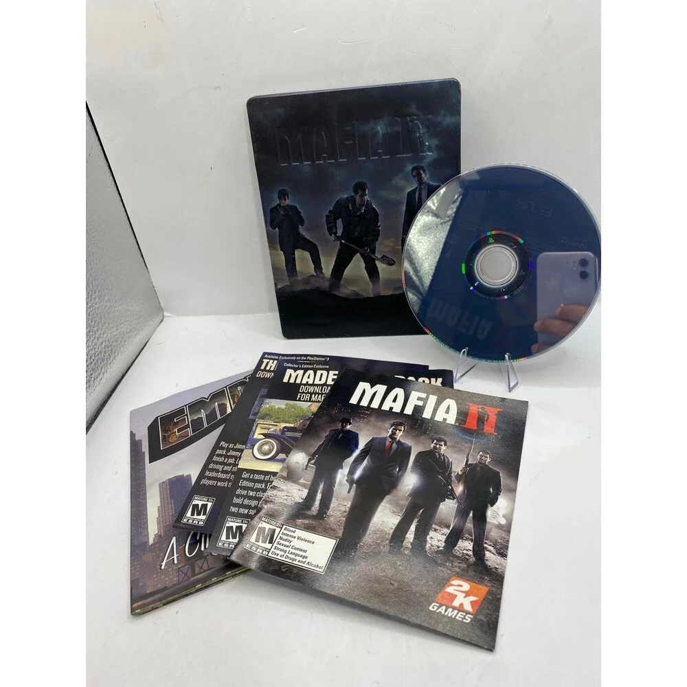 Mafia II 2 Steelbook (Sony PlayStation 3 PS3) CIB Complete w/ Inserts
